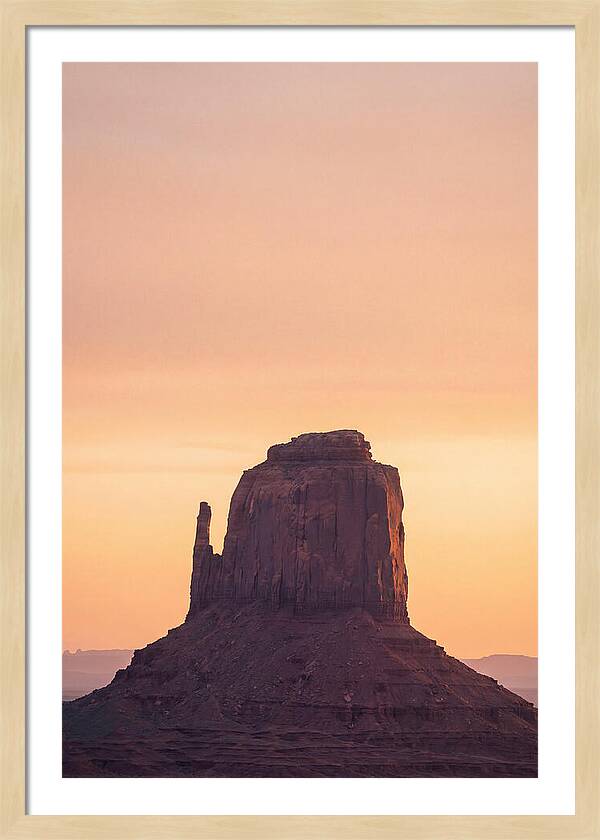 Monument Valley Butte Silhouette
