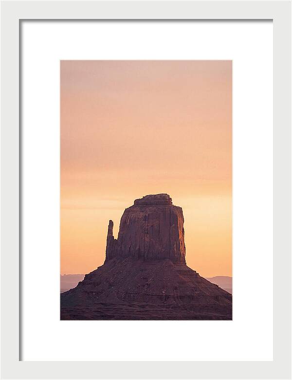 Monument Valley Butte Silhouette
