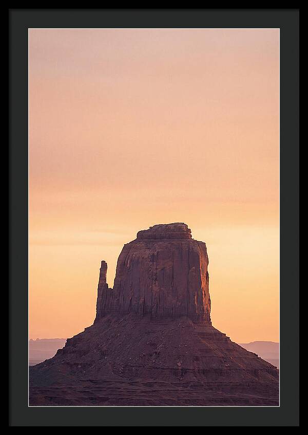 Monument Valley Butte Silhouette