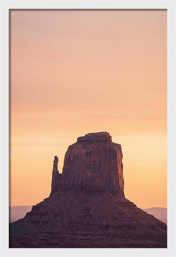 Monument Valley Butte Silhouette