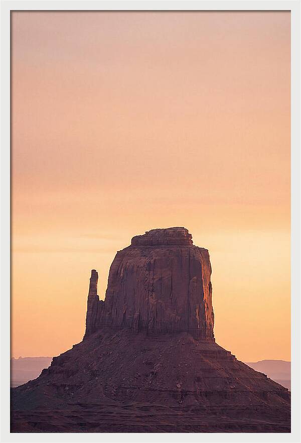 Monument Valley Butte Silhouette