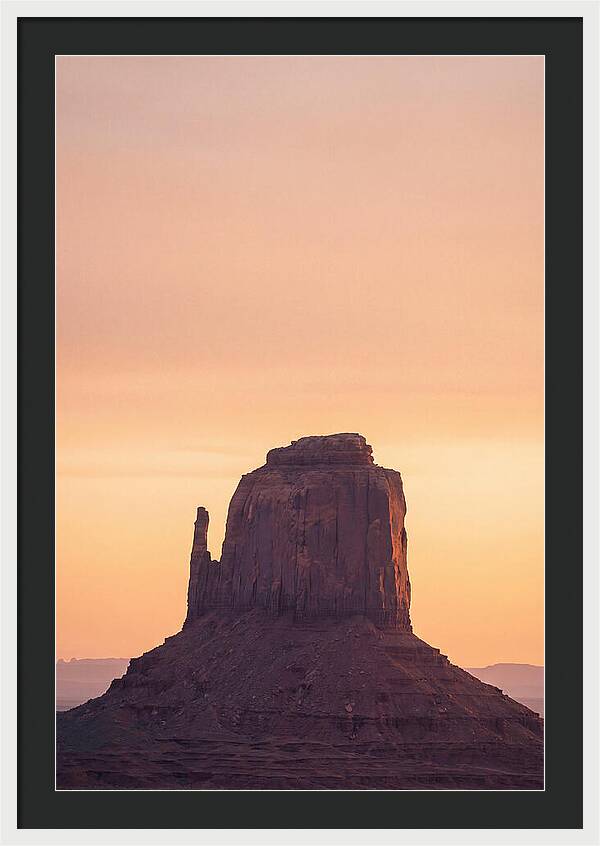 Monument Valley Butte Silhouette
