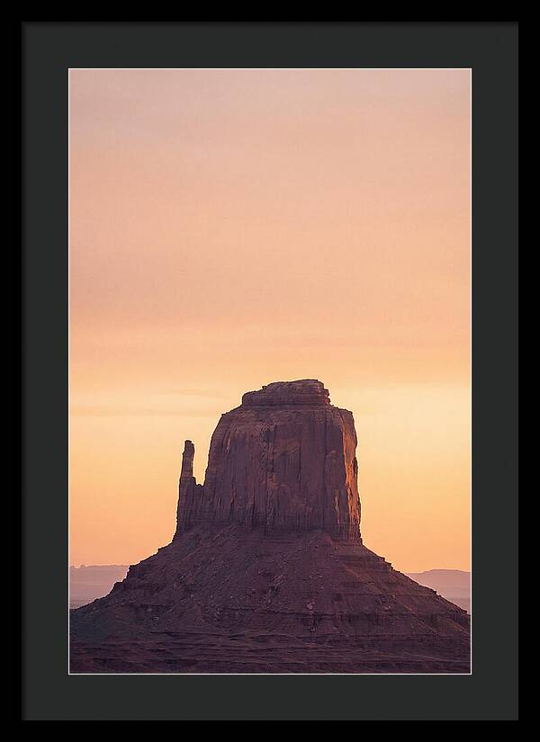 Monument Valley Butte Silhouette