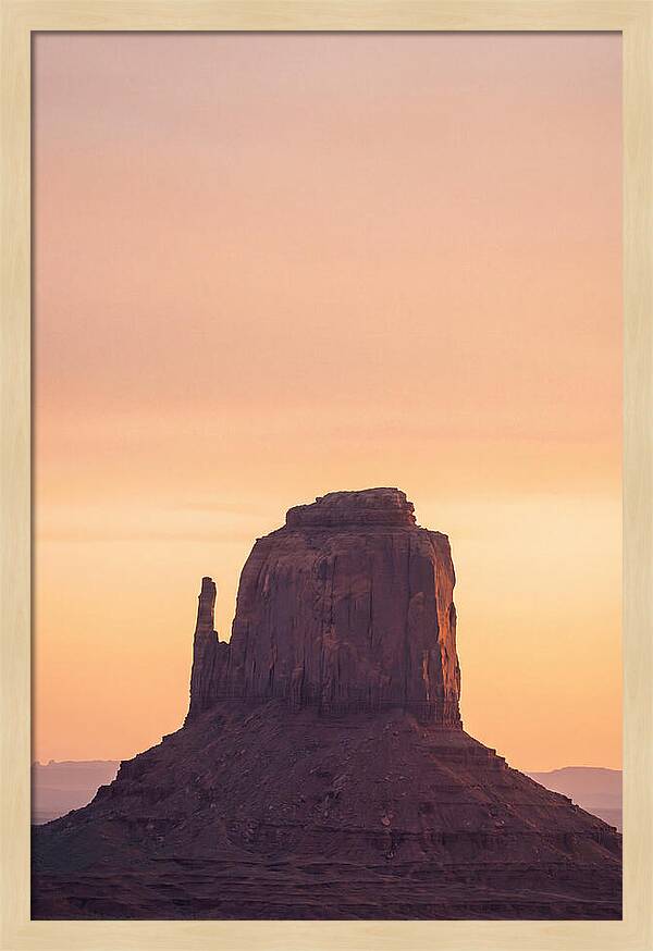 Monument Valley Butte Silhouette