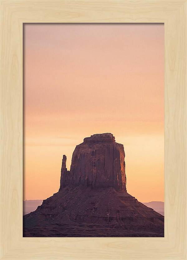Monument Valley Butte Silhouette