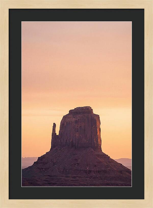 Monument Valley Butte Silhouette