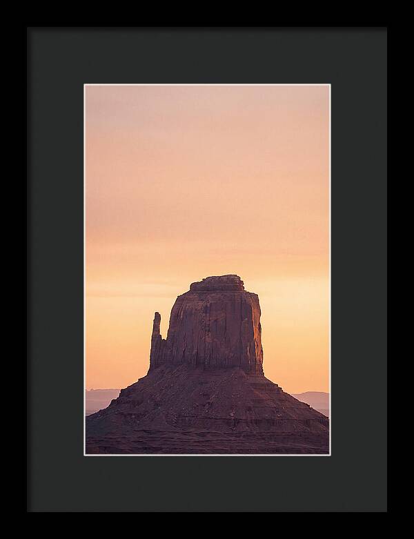Monument Valley Butte Silhouette