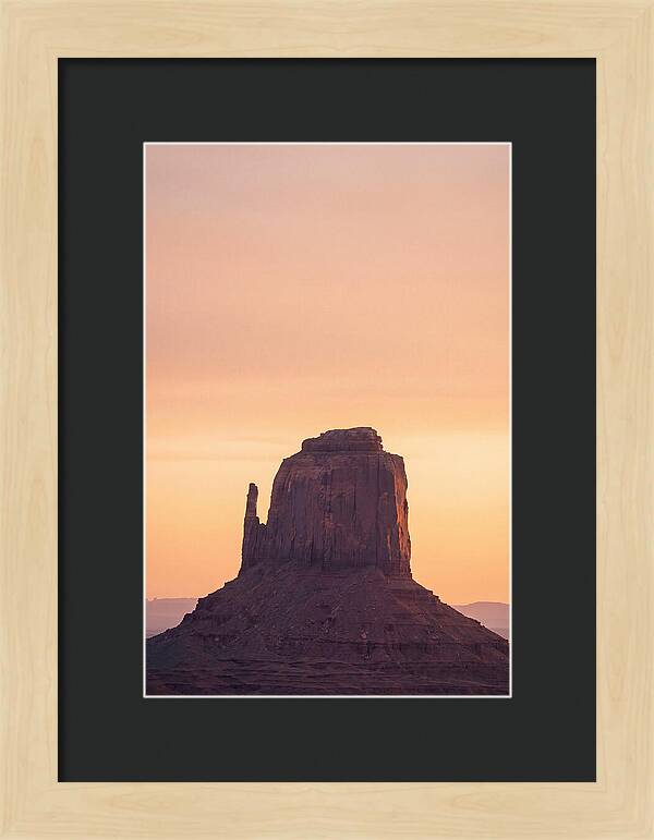 Monument Valley Butte Silhouette