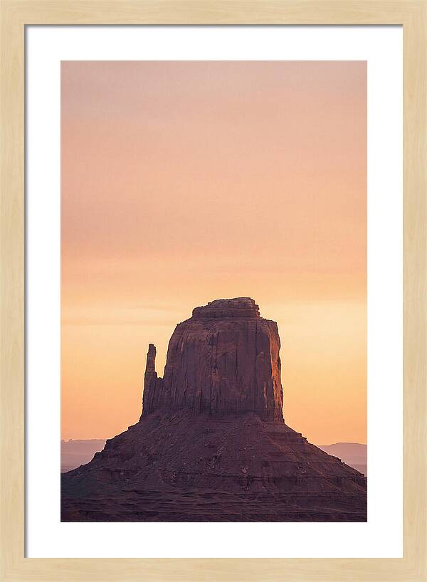 Monument Valley Butte Silhouette
