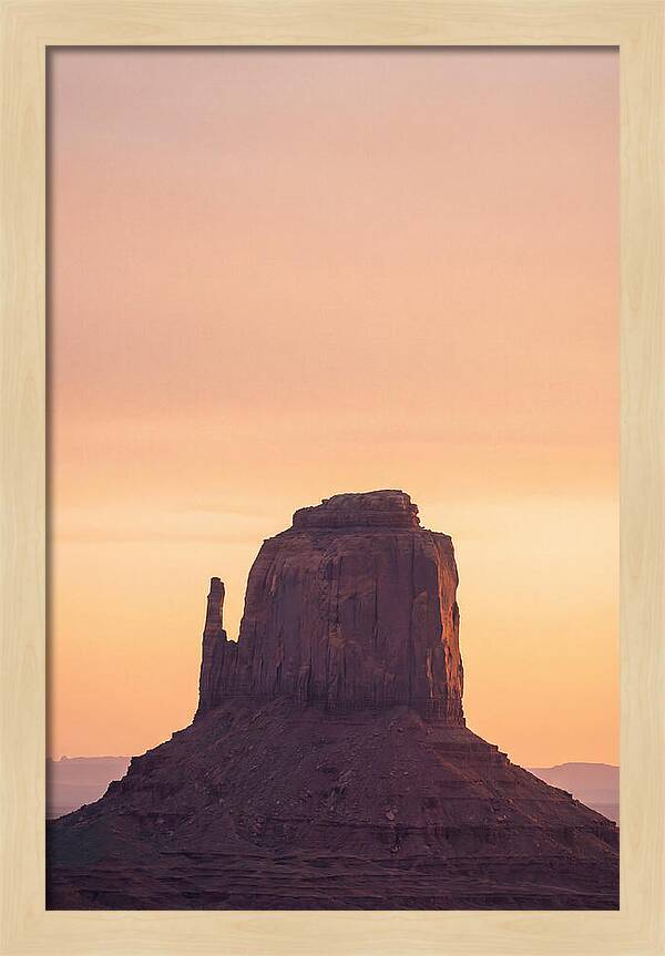 Monument Valley Butte Silhouette
