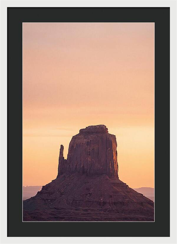 Monument Valley Butte Silhouette