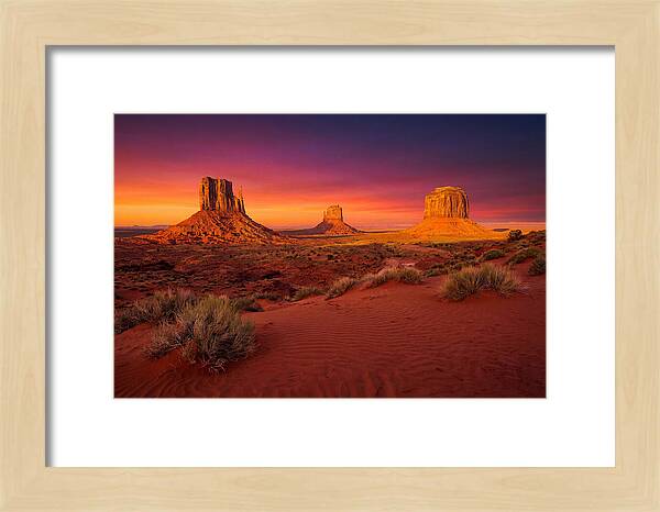 Monument Valley Serenity At Dusk
