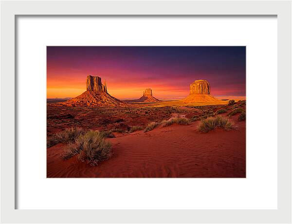 Monument Valley Serenity At Dusk