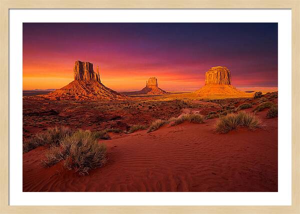 Monument Valley Serenity At Dusk