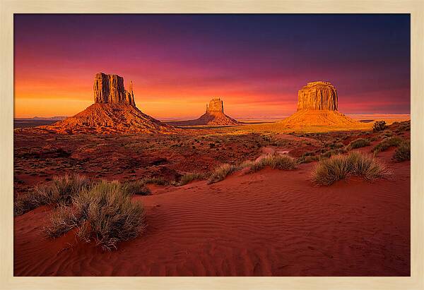 Monument Valley Serenity At Dusk