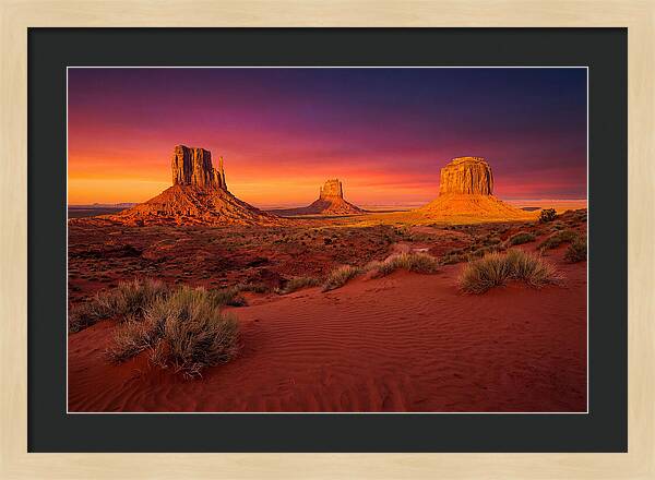 Monument Valley Serenity At Dusk