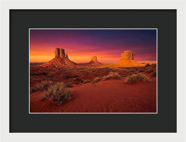 Monument Valley Serenity At Dusk