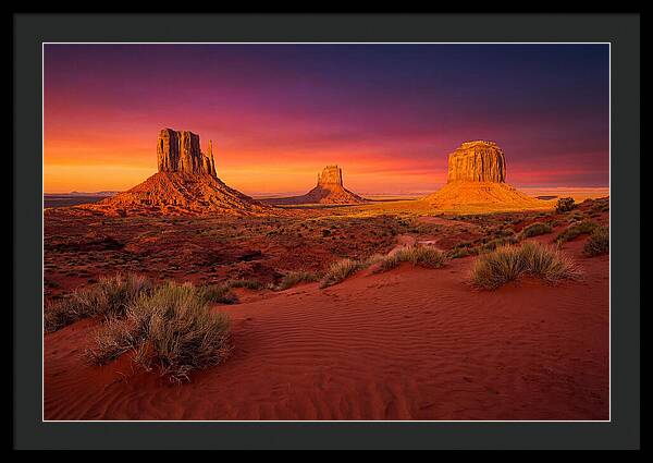 Monument Valley Serenity At Dusk