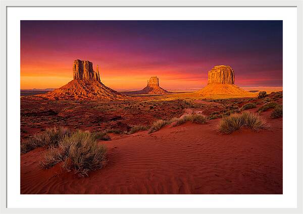 Monument Valley Serenity At Dusk