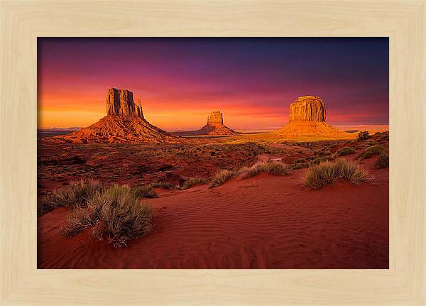 Monument Valley Serenity At Dusk