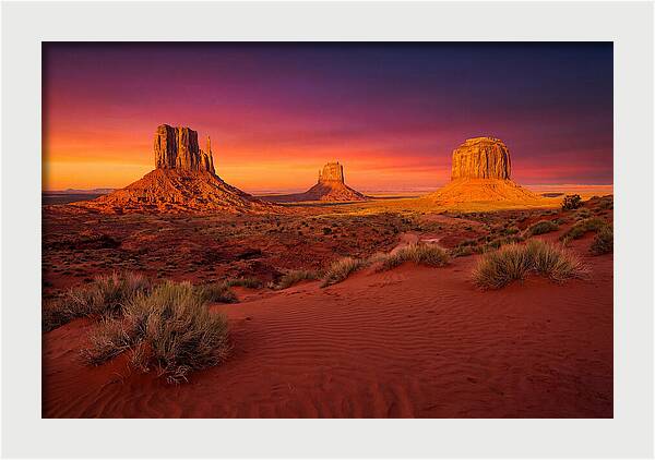 Monument Valley Serenity At Dusk