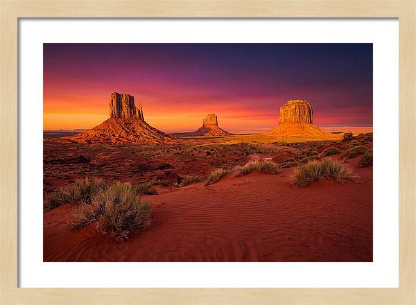 Monument Valley Serenity At Dusk