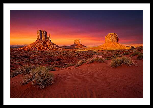 Monument Valley Serenity At Dusk