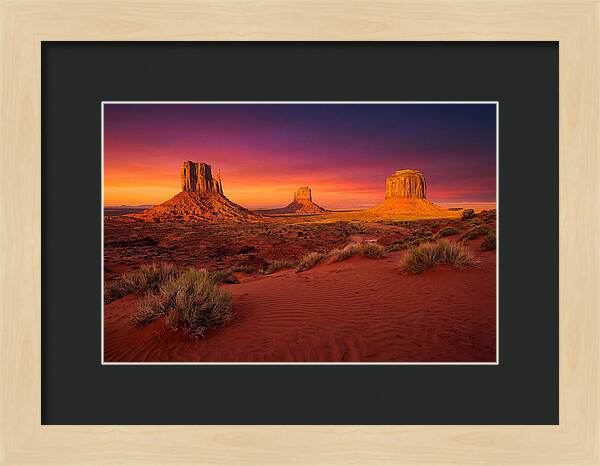 Monument Valley Serenity At Dusk