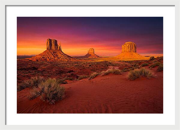 Monument Valley Serenity At Dusk