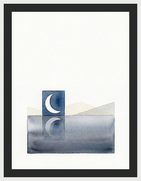 Moon Reflection Over Water
