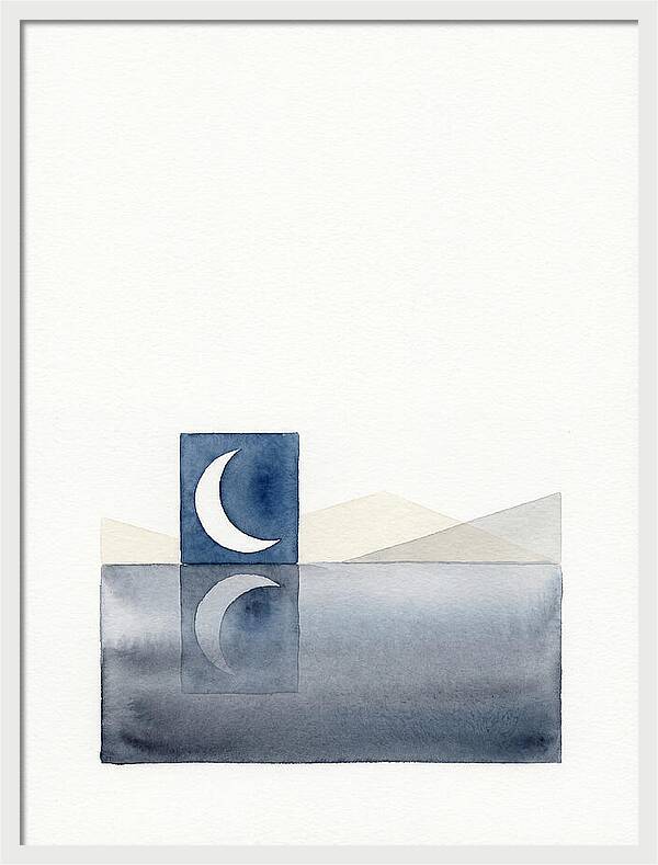 Moon Reflection Over Water
