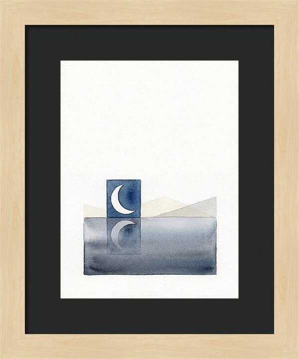 Moon Reflection Over Water