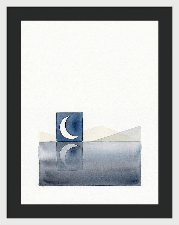 Moon Reflection Over Water