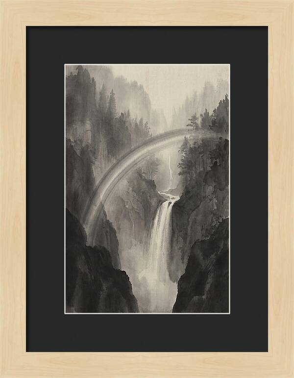 Moonbow Over Waterfall