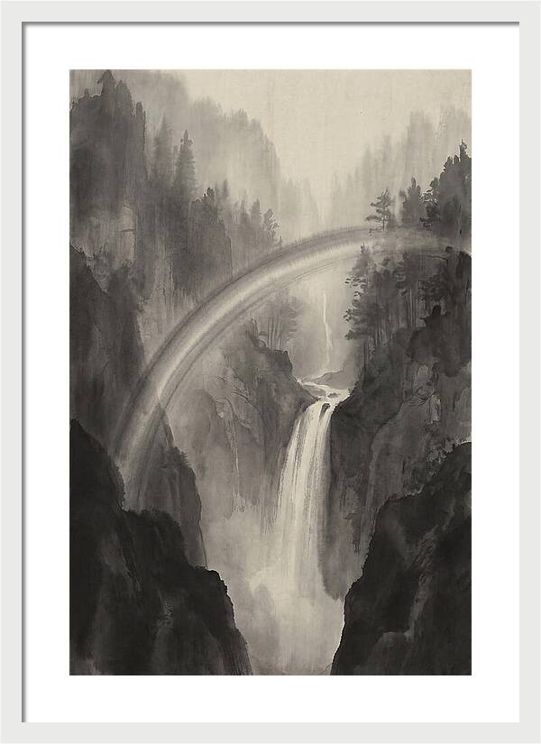 Moonbow Over Waterfall