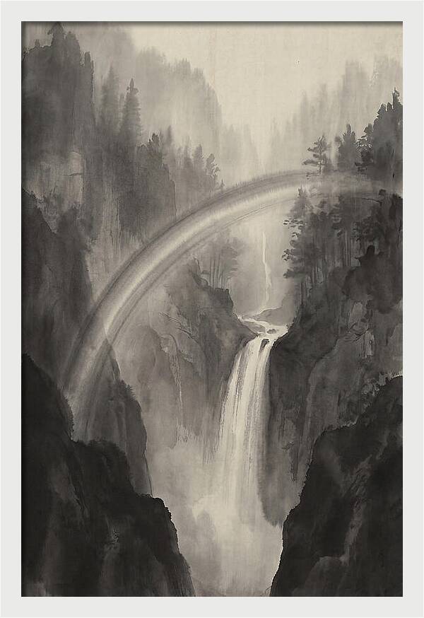 Moonbow Over Waterfall