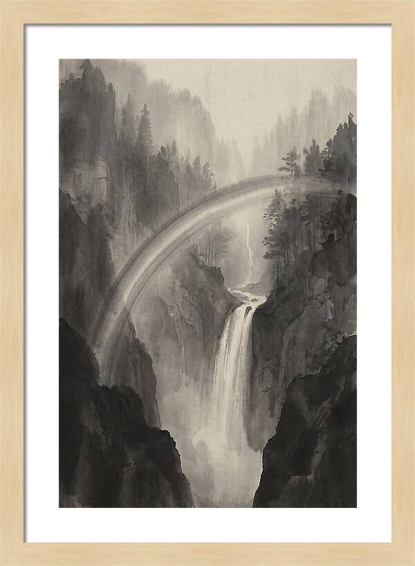Moonbow Over Waterfall