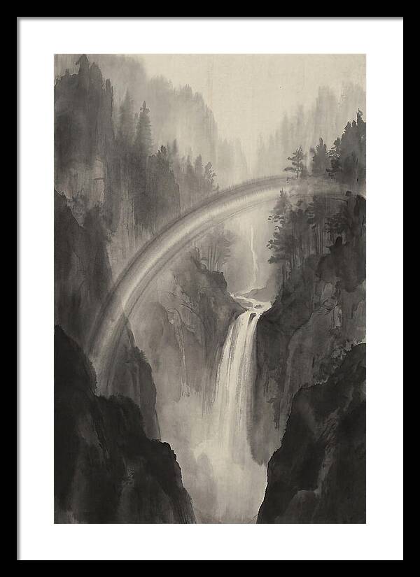 Moonbow Over Waterfall