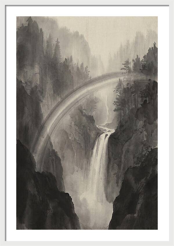 Moonbow Over Waterfall