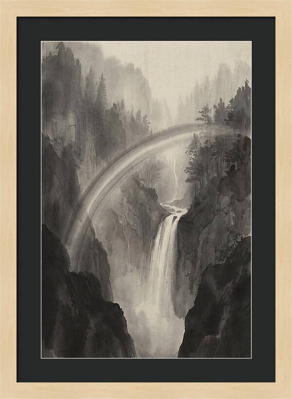 Moonbow Over Waterfall