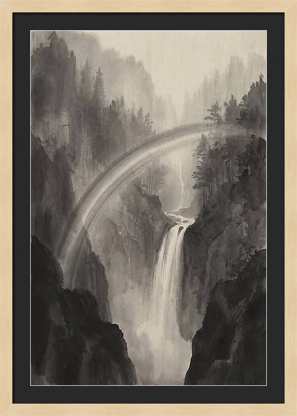 Moonbow Over Waterfall