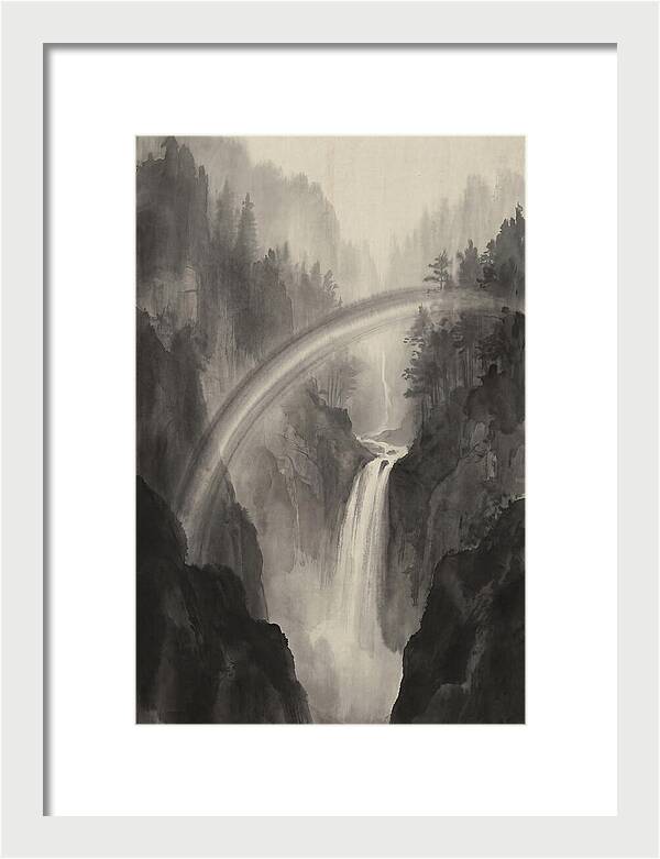 Moonbow Over Waterfall