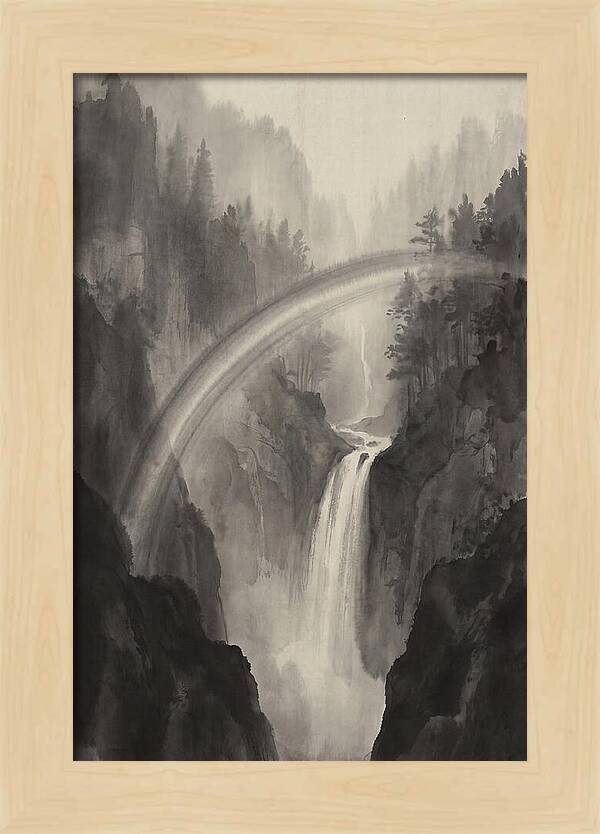 Moonbow Over Waterfall