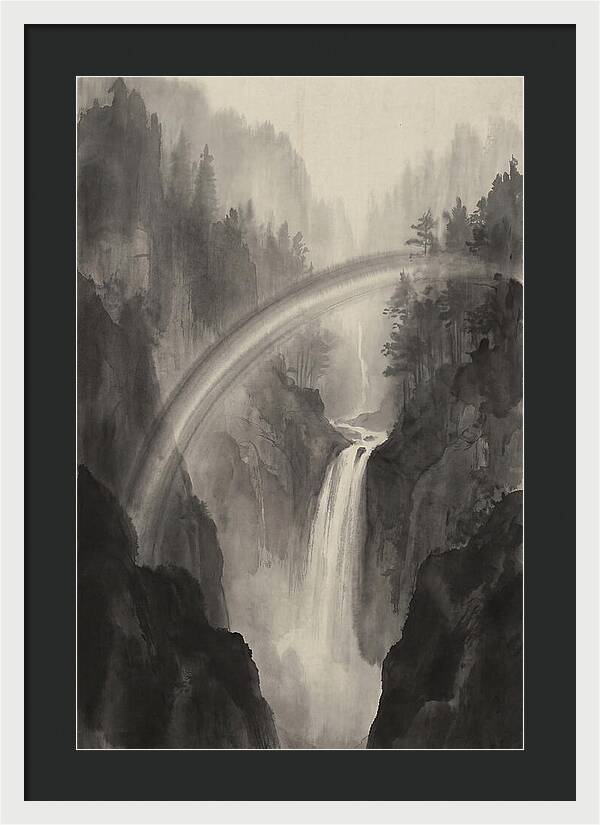 Moonbow Over Waterfall