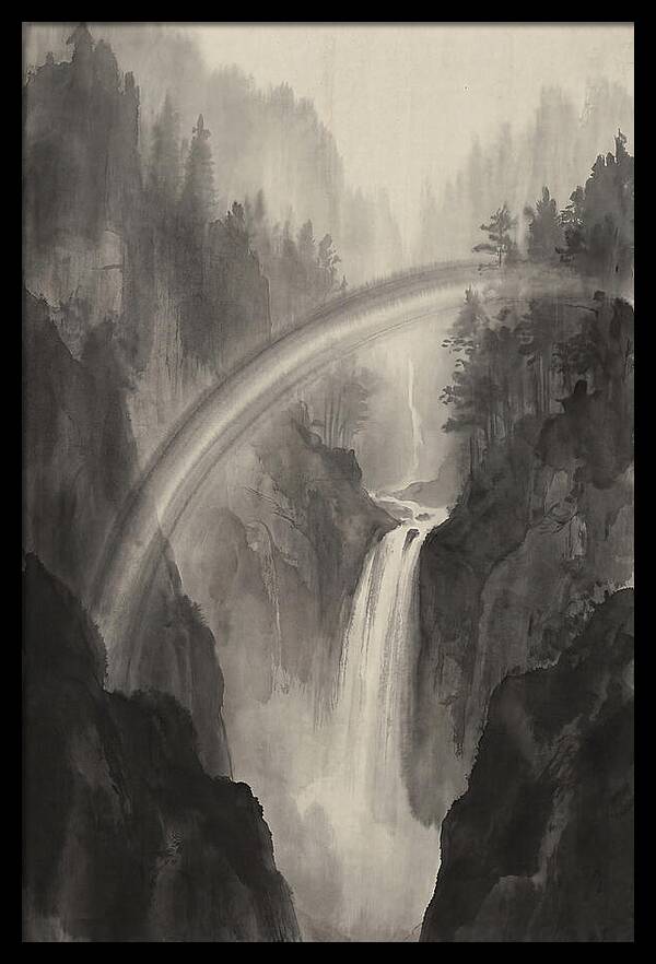 Moonbow Over Waterfall