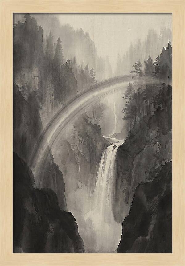 Moonbow Over Waterfall