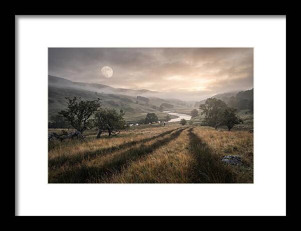 Moonlight Casting Long Shadows