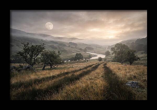 Moonlight Casting Long Shadows