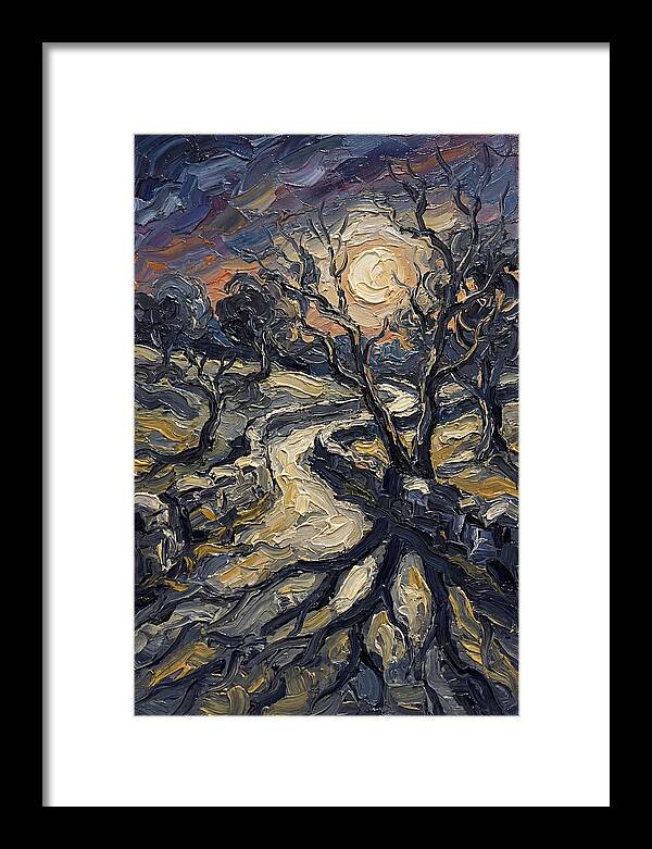 Moonlight Casting Long Shadows