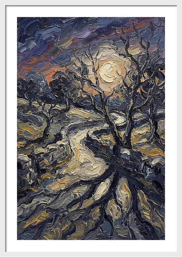 Moonlight Casting Long Shadows